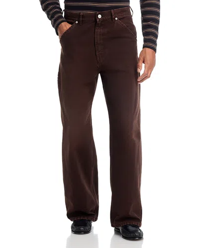 Marni Relaxed Fit 31 Jeans In Cacao In Brown