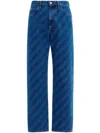 Marni Relaxed Fit Black Jeans In Blue