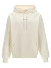 Marni Relaxed-fit Cotton Hoodie With Logo Print In Neutral