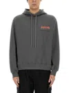 Marni Gray Loopback Cotton Jersey Hoodie