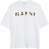 MARNI MARNI RELAXED FIT LEOPARD SPOT LOGO GRAPHIC T-SHIRT