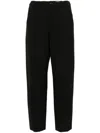Marni Trousers With Belt Loops And Elastic Waistband In Black