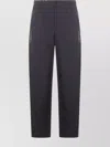Marni Relaxed Fit Trousers Elastic Waistband In Blue