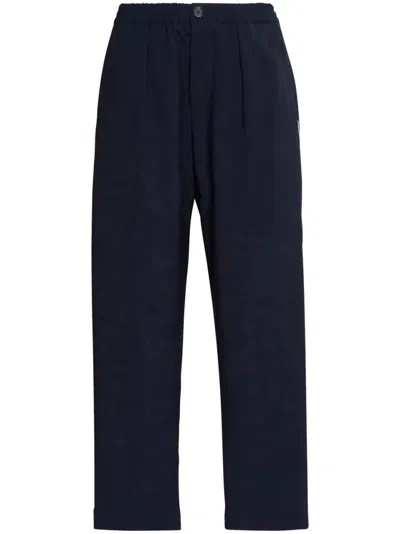 Marni Relaxed-fit Virgin Wool Trousers In Black