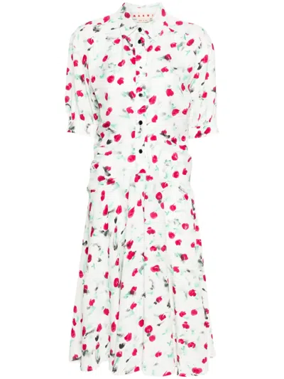 Marni Shirt Dresses In Multi