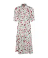 Marni Reverie-print Crepe Midi Dress In White