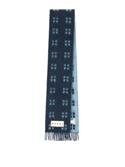 MARNI REVERSIBLE LOGO SCARF