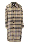Marni Oversized Reversible Coat With Collar And Cut On The Back Of The Neck