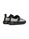 Marni Mary Jane Trainers With Rhinestones In Grey