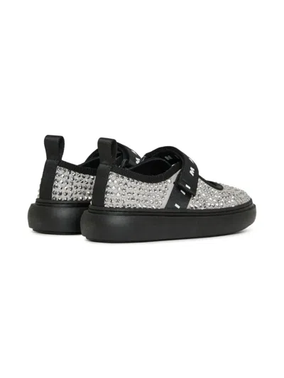 MARNI RHINESTONE-EMBELLISHED BALLERINA SHOES