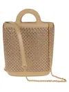 Marni Rhinestone-embellished Calfskin Mini Bucket Bag