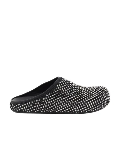 MARNI MARNI RHINESTONES EMBELLISHED MULES