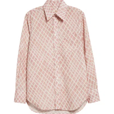 Marni Checked Cotton Poplin Shirt In Multi