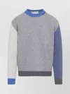 Marni Color-block Metallic Cashmere Sweater In Multi
