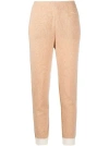 Marni Ribbed-knit Cashmere Trousers In Multi