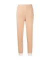 Marni Ribbed-knit Cashmere Trousers In Nude