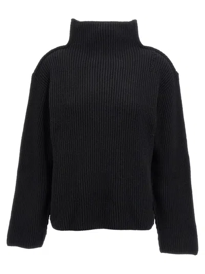 Marni Ribbed Sweater In Black