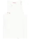 Marni White Fitted Tank Top In White