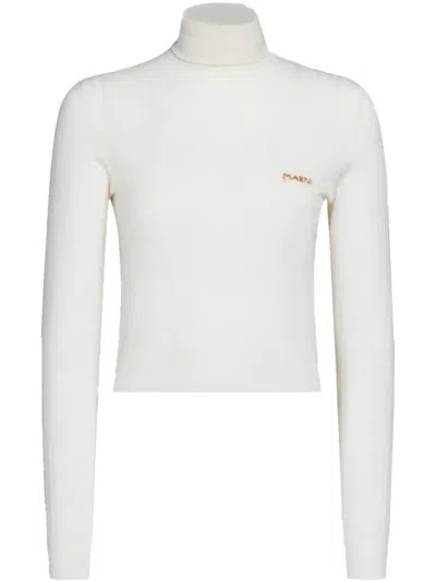 Marni Ribbed Turtleneck Sweater