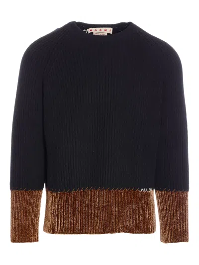 MARNI RIBBED WOOL SWEATER