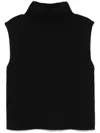 Marni Ribbed Virgin Wool Top In Black