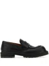 Marni Black O-ring Loafers In Black