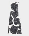 Marni Cybele Print Cotton Poplin A-line Dress