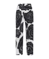 Marni Trousers Featuring Floral Pattern And Pockets
