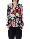 Marni Roses Silk Twill Pyjama Shirt