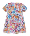 Marni Holiday Allover Poplin Dress In Blue