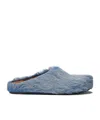 Marni Fussbett Slip-on Sabots In Gray