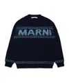 Marni Cotton-wool Blend Jumper In Black