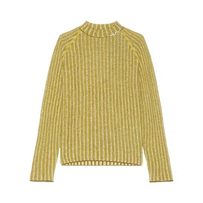 Pre-owned Marni Round Neck Sweater 'citronelle' | Yellow | Men's Size 52