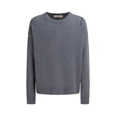 Pre-owned Marni Round Neck Sweater 'neutral Grey' | Men's Size 50