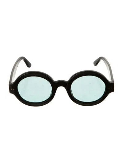 Pre-owned Marni Round Tinted Sunglasses In Brown