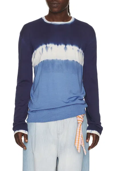 Marni Roundneck Sweater In Blue