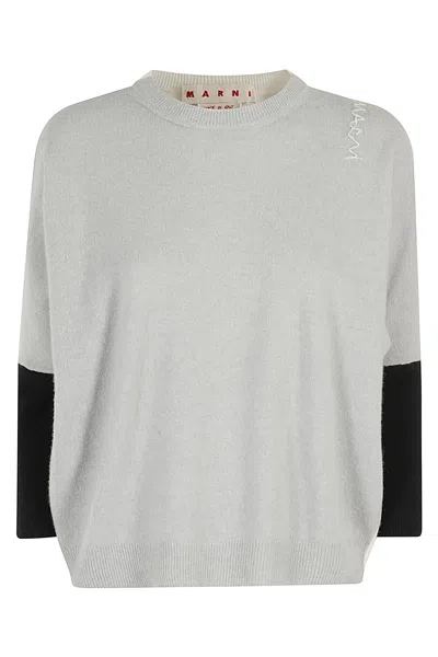 Marni Roundneck Sweater In Sodium