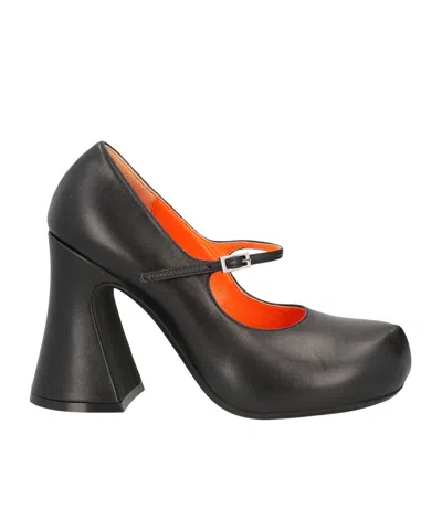 Marni Round-toe High Heels In Black