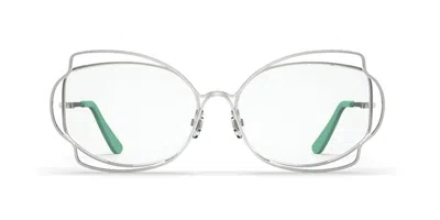 Marni Route Of The Sun Optical Silver Men's Glasses, Silver, Size 58