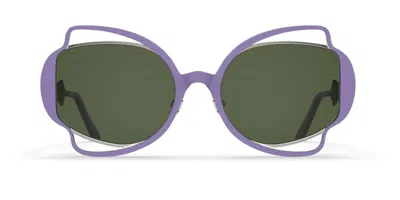 Marni Route Of The Sun Purple G0n Men's Sunglasses Purple Size 60 In Multi
