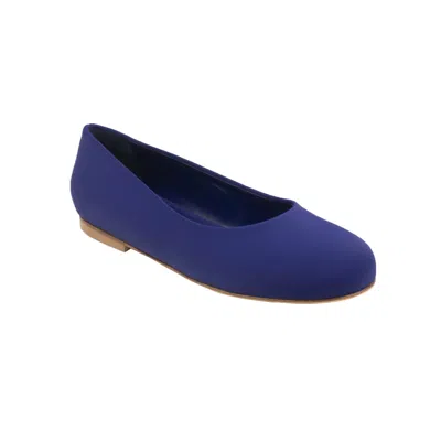 Marni Royal Blue Slip On Ballet Flats