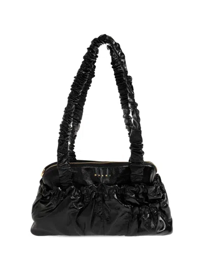 Marni Crossbody Bag Woman Color Black In Blue