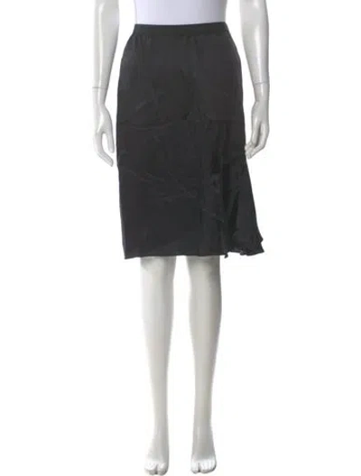 Pre-owned Marni Ruffle Embellishment Knee-length Skirt In Gray