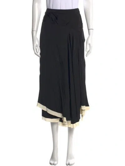 Pre-owned Marni Ruffle Embellishment Long Skirt In Multi