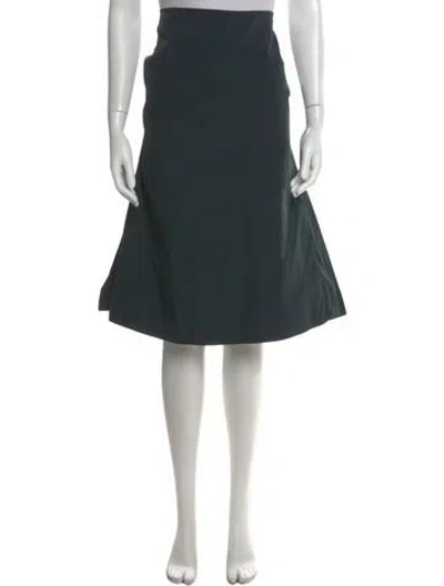 Pre-owned Marni Ruffle Embellishment Midi Length Skirt In Green