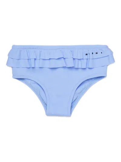 Marni Babies' Ruffled Bikini Bottoms In Multi