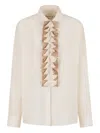 Marni Ruffled Blouse In Neutral