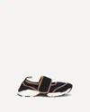 Marni Running Mary-jane Sneakers In Black