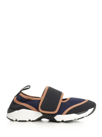 MARNI RUNNING SNEAKER MARY JANE SNEAKERS MULTICOLOR
