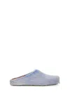 Marni Sabot Made Of Cowhide In Blue